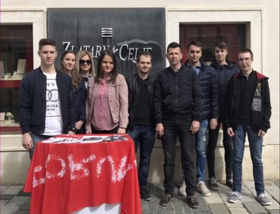 Mladi SDP-ovci održali akciju povodom nacionalne kampanje Foruma mladih SDP-a „Dosta je!“