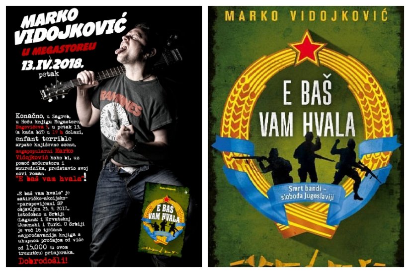 Pisac Marko Vidojković u Zagrebu predstavlja &quot;E baš vam hvala&quot;