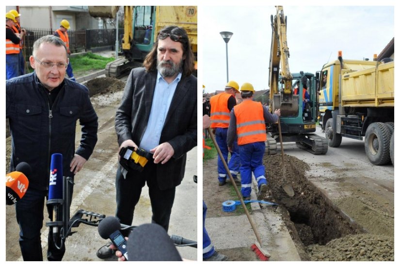 FOTO Počela rekonstrukcija Lepoglavske, no na čekanju još 400 km dotrajalih cijevi