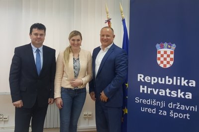 Alen Runac i Josip Križanić sa Janicom Kostelić pregovarali o sportskoj ambulanti u Varaždinu