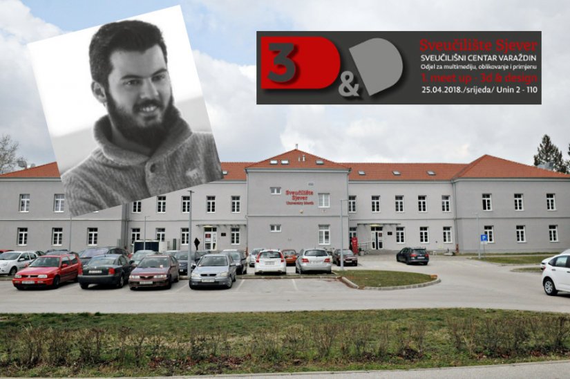 Prvi 3D&amp;D UNIN Meetup na Sveučilištu Sjever: U Varaždin stiže Mate Rimac