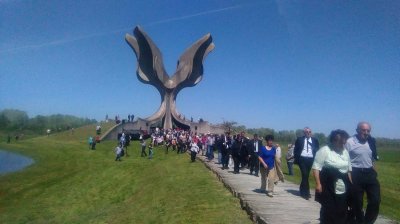 Antifašisti iz Varaždina, Ludbrega i Novog Marofa na komemoraciji u Jasenovcu
