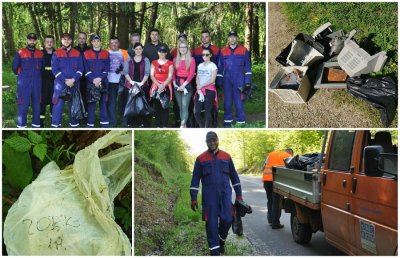 Zelena čistka u G. Knegincu: Očistili šumu Cukavec od odbačenog smeća