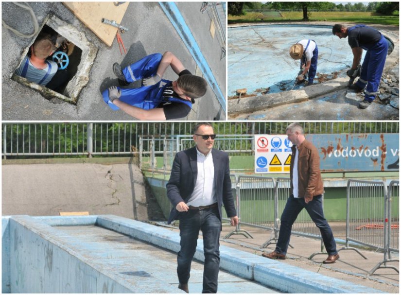 FOTO Na dravske bazene stigli bageri i radnici: krenulo uređenje!