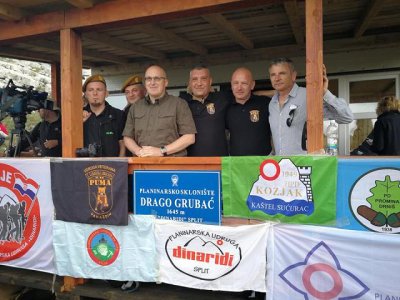 FOTO &quot;Pume&quot; pomogle otvoriti planinarsko sklonište na Dinari