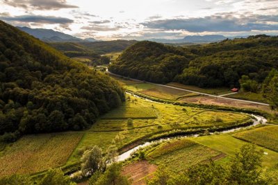 Fotografija snimljena s Vražjeg stolčeka u jesen 2017. godine