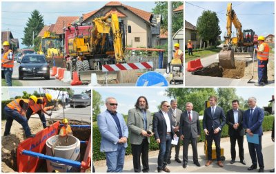 FOTO: U Črncu Biškupečkom započeli radovi četvrte trase Aglomeracije Varaždin