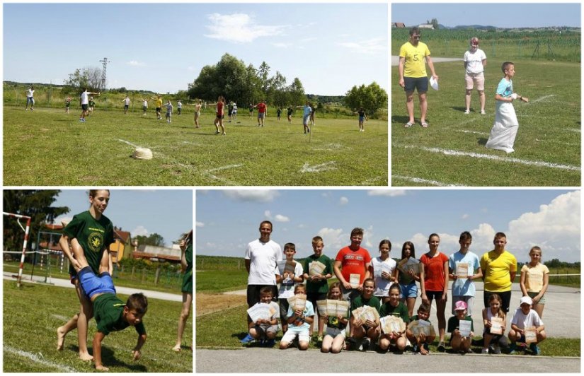 FOTO: Na 4. Dječjim seoskim igrama u Salinovcu djeca promicala tjelesnu aktivnost