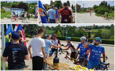 FOTO: Sudionici utrke &quot;Tour de Kaj&quot; okrijepili se u Visokom