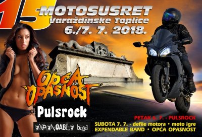 Rockeri iz Opće opasnosti &quot;zapalit&quot; će atmosferu na 15. moto susretu u V. Toplicama