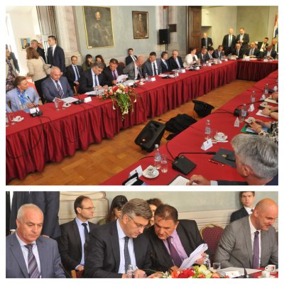 FOTO Čačić uoči sastanka s premijerom: Ne očekujem demagogije već teme i rješenja