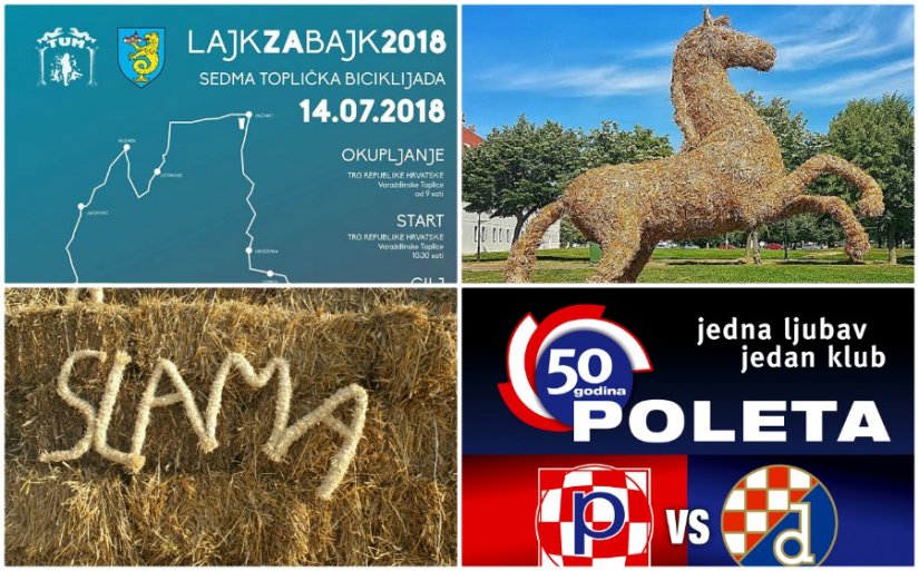 Zanimljiv vikend u V.Toplicama: Od nogometa, biciklijade, žetve raži do skulptura od slame