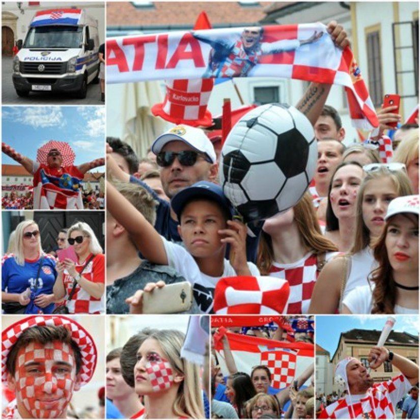 FOTO Varaždinci na Korzu glasno bodre Vatrene