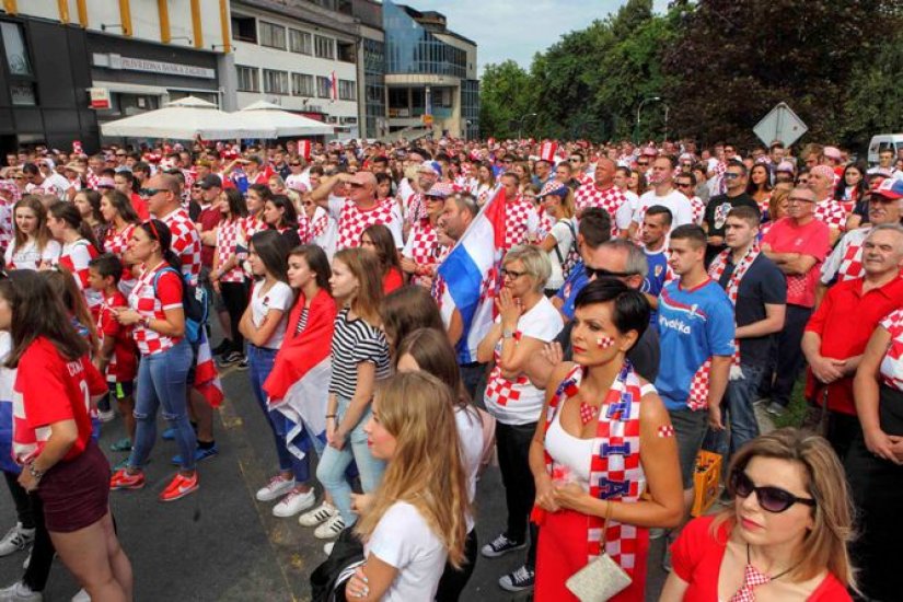 FOTO Za Vatrene se glasno navijalo i na ivanečkoj špici