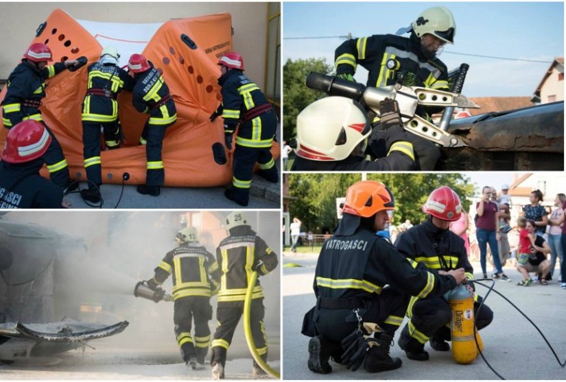 FOTO: Vatrogasci u Knegincu pokazali odličnu operativnu spremnost