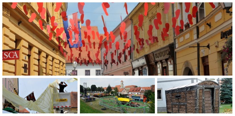 FOTO Varaždinske ulice i trgovi polako dobivaju &quot;špancirersko&quot; ruho