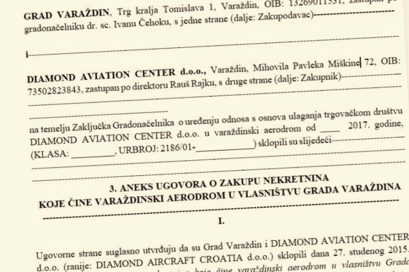 Radi ulaganja u aerodrom, Grad Varaždin napravio aneks ugovora o zakupu još lani!