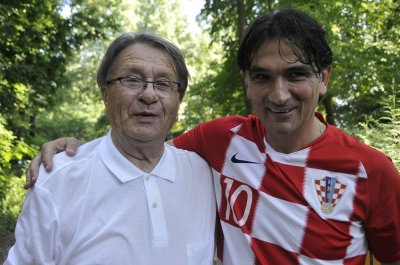 Izbornik svih izbornika Zlatko Dalić s trenerom svih trenera Miroslavom Ćirom Blaževićem