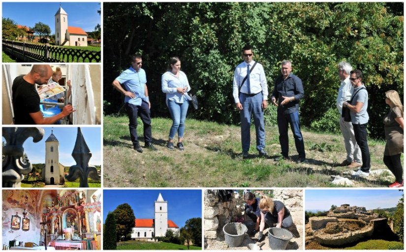 FOTO: Pri kraju radovi na Utvrdi Čanjevo, a punom parom se radi i na visočkoj crkvi te kapelici u Viničnu