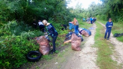 FOTO Varaždinska Zelena čistka: U Dravskoj park šumi prikupili 860 kg otpada