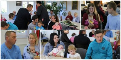 FOTO Maruševečki čelnici roditeljima novorođenčadi podijelili novčane potpore