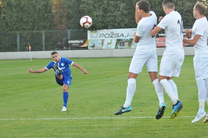 Ovim preciznim udarcem u 9. minuti Josip Brezovec pogodio je mrežu Međimirja 