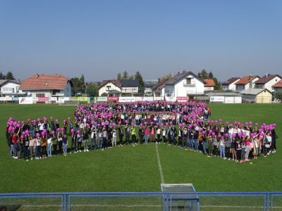 Ružičasti listopad - nacionalna kampanja Udruge ‘Sve za nju’ i u ivanečkoj Srednjoj školi