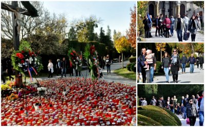 FOTO: Brojni zapalili svijeće na varaždinskom gradskom groblju