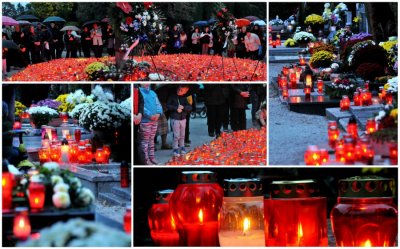 FOTO Predivna noćna atmosfera: Na tisuće svijeća obasjale varaždinsko groblje