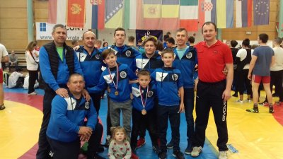 Ekipa Hrvačkog kluba Ludbreg na turniru u Murskoj Soboti