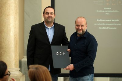 Priznanje je u ime GMV-a primio ravnatelj muzeja Ivan Mesek