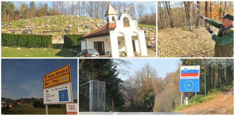 Cvetlin i Jamno, a naročito šume oko starog graničnog prijelaza, na ruti migranata prema Sloveniji