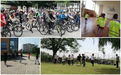 Projekt Citywalk u varaždinskim osnovnim školama: Učenici hodali, trčali, biciklirali...