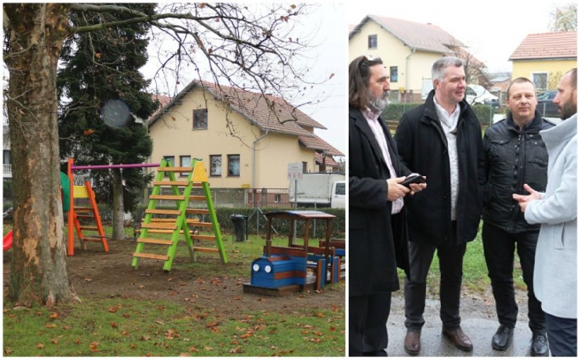 Gradski čelnici obišli obnovljeno dječje igralište u Donjem Kućanu