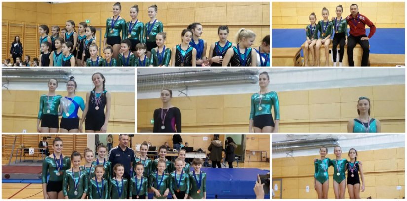 Gimnastički klub Sračinec na natjecanju je nastupio sa svojih 13 gimnastičarki