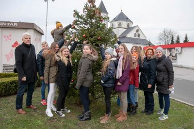 Za početak Adventa u Sračincu - djeca okitila bor