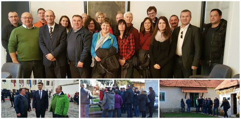 FOTO Župan slovenske Općine Lenart sa suradnicima u D. Voći i Vinici, ali i Saboru