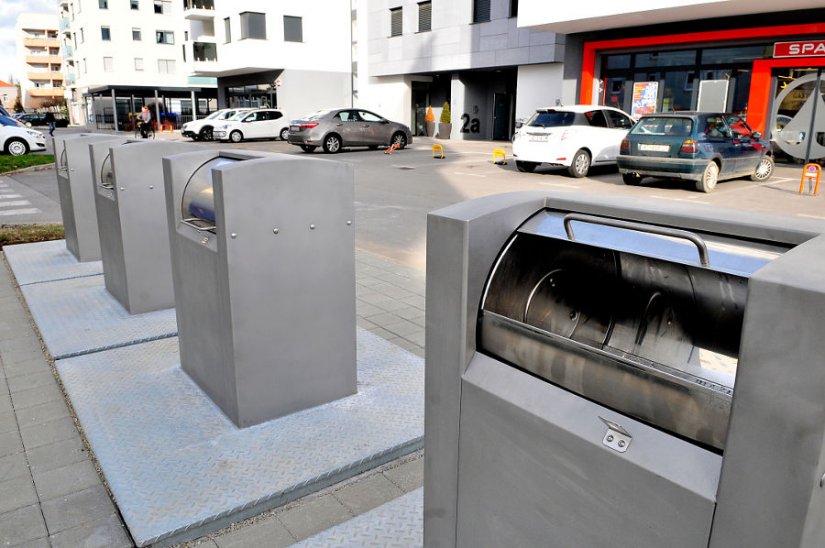 Podzemni spremnici za otpad postavljeni u POS naselju, za daljnju izgradnju - dogovor s građanima