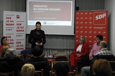 SDP-ova gošća zdravstvene tribine protiv novih nameta u javnom zdravstvu