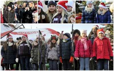 FOTO: Mali Slavuji DND-a Varaždin pjesmom doprinijeli blagdanskom ugođaju