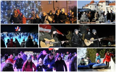 FOTO: Treći vikend Adventa u Varaždinu pun događanja: Ledeni tobogan i iglui bili glavna atrakcija