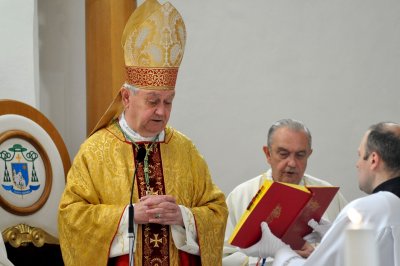 Blagdanska misna slavlja u varaždinskoj katedrali Uznesenja Blažene Djevice Marije