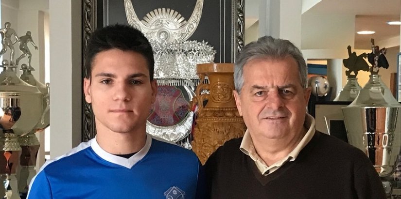 Ivan Posavec i predsjednik NK Varaždina Stjepan Cvek