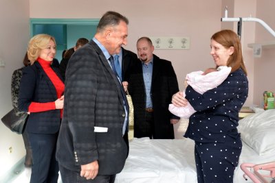 Lana Husnjak je prva beba rođena u 2019. godini u Općoj bolnici Varaždin