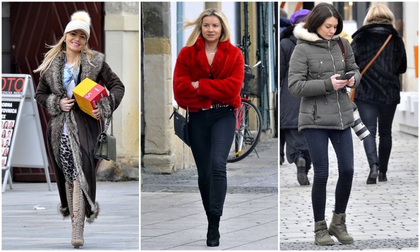 FOTO Varaždinke obukle svoje krznene kaputiće i tople jakne, pa prošetale gradom