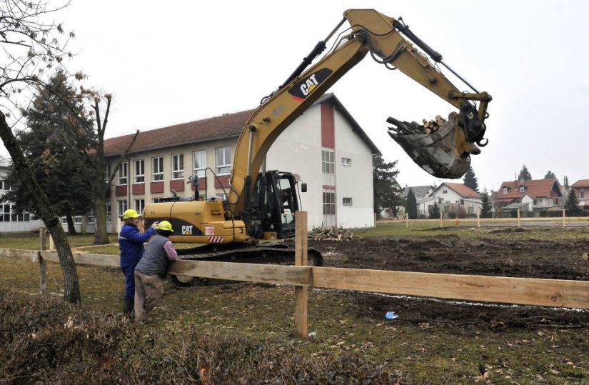 FOTO Veliko gradilište: dogradnja VI. OŠ Varaždin u punom jeku