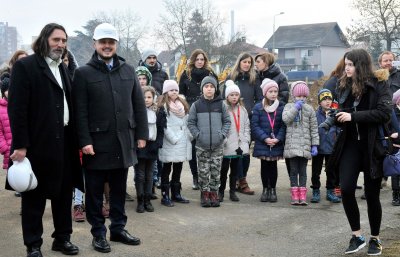 Položen kamen temeljac i svečano obilježen početak radova na VI. OŠ Varaždin