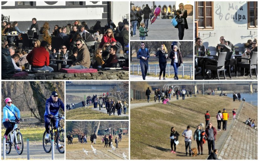 FOTO: Sunčano vrijeme i visoke temperature Varaždinci maksimalno iskoristili