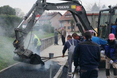 Grad Lepoglava: Uređen nogostup u Ulici hrvatskih pavlina