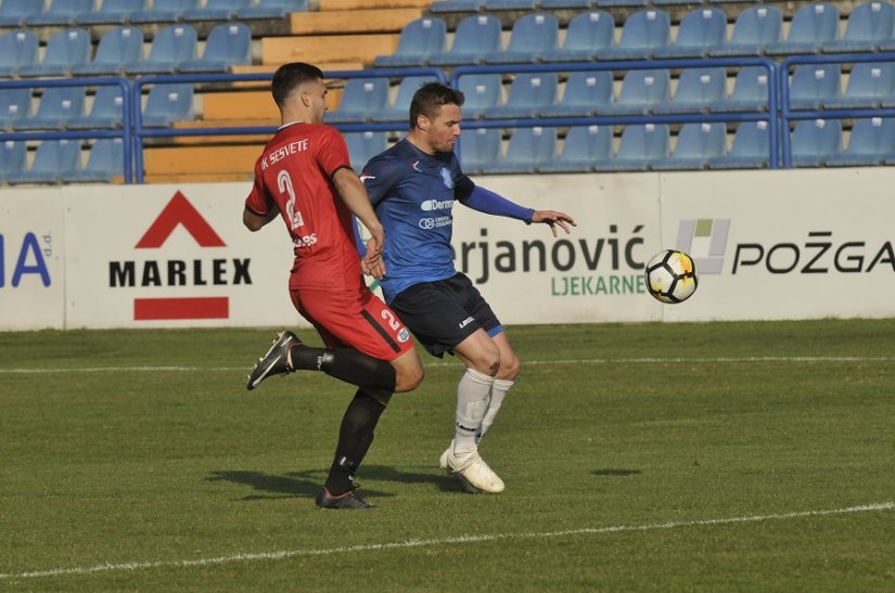 Leon Benko postigao je jedini gol u prvom dijelu